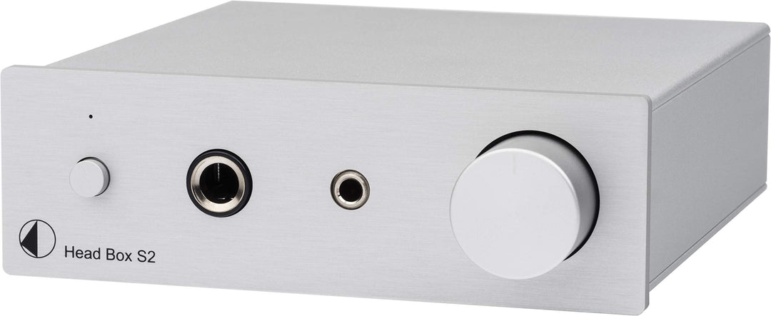 Pro-Ject Head Box S2 Mikro High End Kopfhörerverstärker (Head Box S2, Silber) Head Box S2 Silber, He