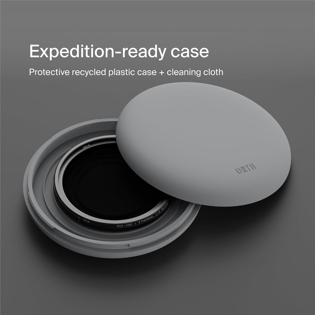 Urth 58 mm Ethereal White Mist ⅛ Diffusions-Objektivfilter (Plus) - Kinoeffekt, 20-fache Nanobeschic