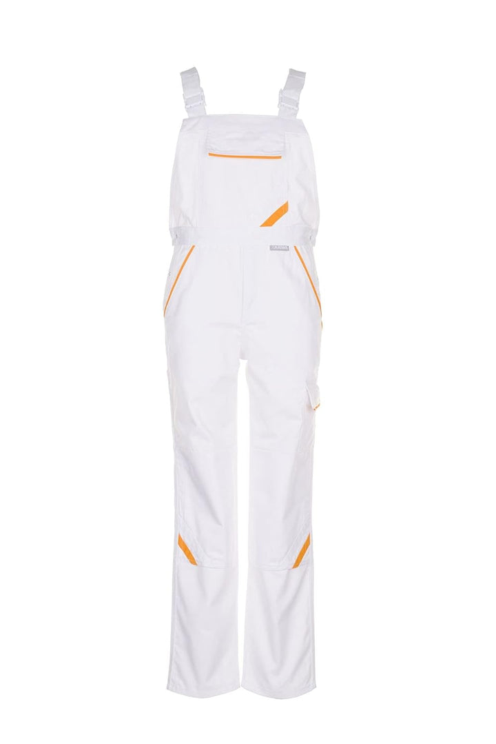 Planam Highline Herren Latzhose reinweiss gelb Modell 2337 Grösse 28 reinweiss/gelb 28, reinweiss/ge