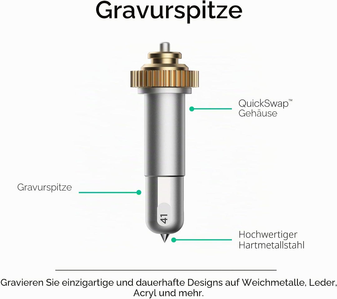 Cricut PC2006979 2006979 Engraving Tip for Maker Machines, Holz, Multicolour, one size Gravierspitze