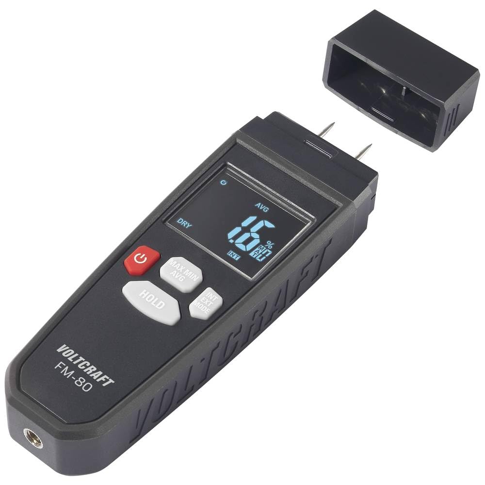 VOLTCRAFT FM-80 Materialfeuchtemessgerät Messbereich Baufeuchtigkeit (Bereich) 0.20 bis 2.0% Messber