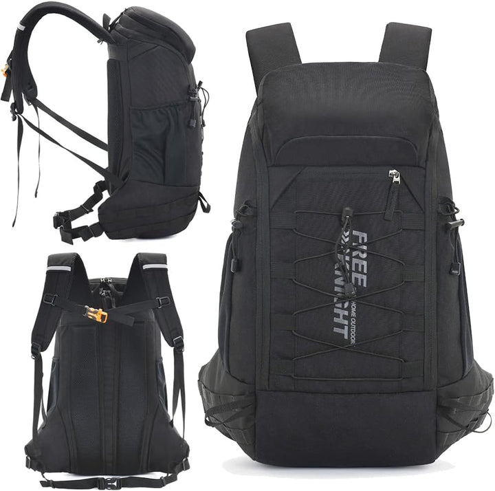 Bseash 40L Leichter wasserdichter Wanderrucksack mit Regenschutz, Outdoor Sport Reise Tagesrucksack
