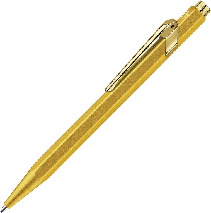 Caran d'ACHE - Kugelschreiber 849 "GOLDBAR" mit Etui, 1 Stück (1er Pack) Single, Single