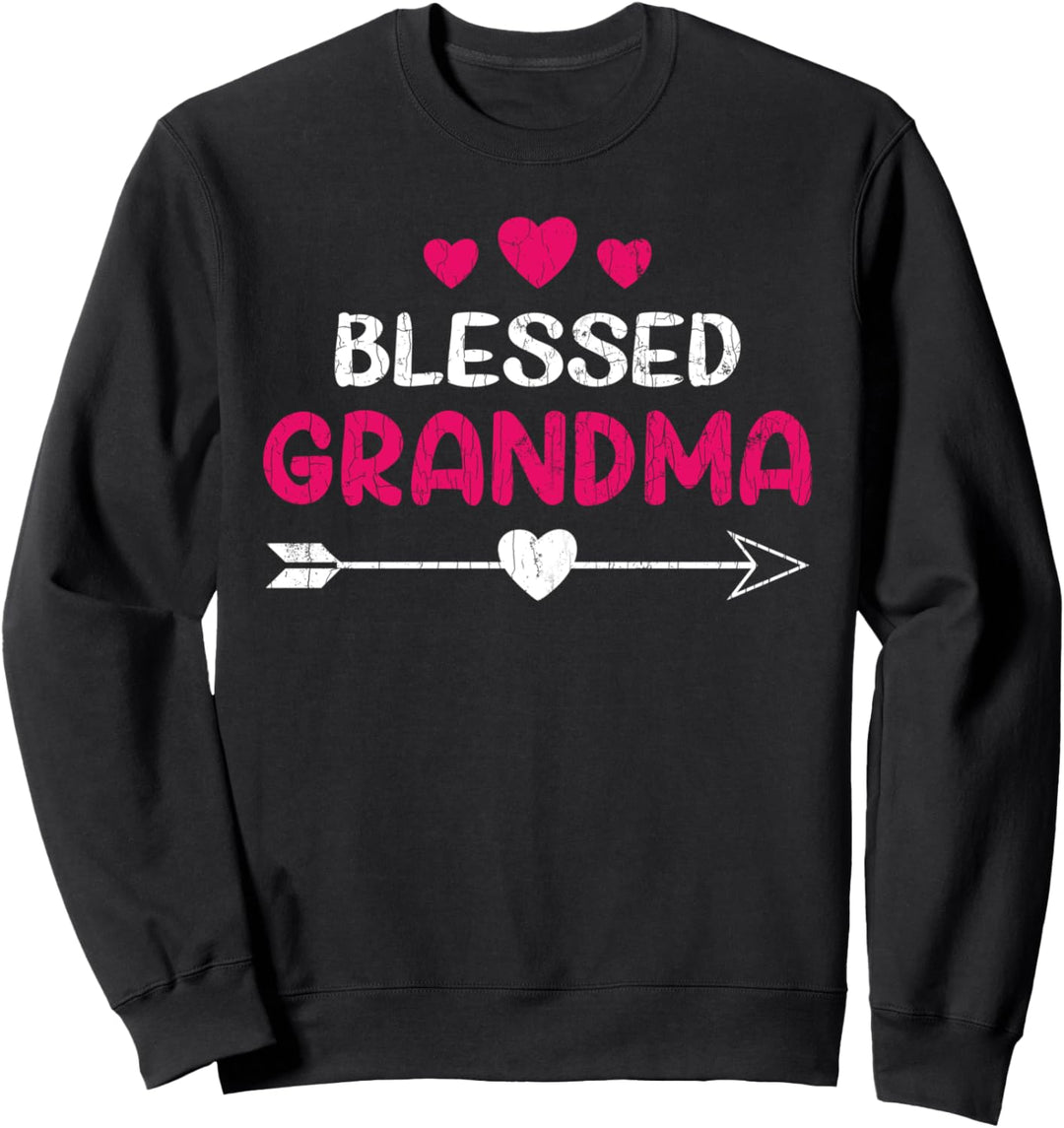 Gesegnete Oma Lustige Grosseltern Grafik Sweatshirt