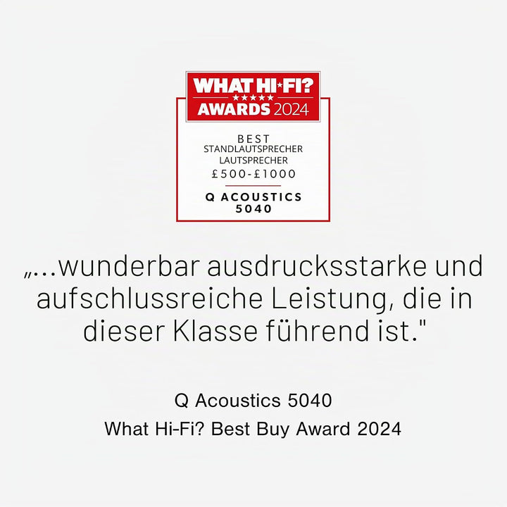 Q ACOUSTICS Q5040 (Satinschwarz) schwarz matt, schwarz matt