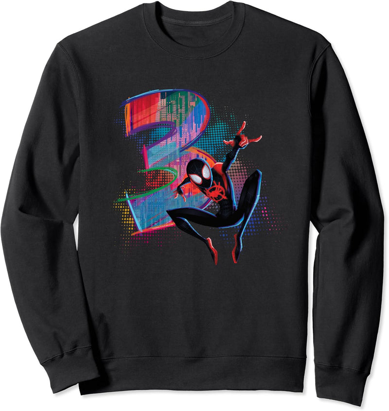 Marvel Spider-Man Miles Morales 3rd Birthday Graphic Sweatshirt