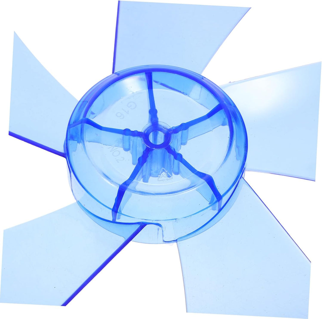 Ersatzlüfterflügel aus Kunststoff für Standventilator mit 5 Blättern und Mutternabdeckung Blau Einfa