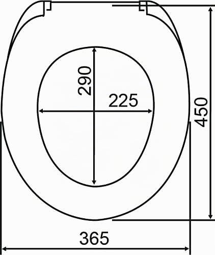 WENKO WC-Sitz Mod. Cement mit Relief, strukturierte Oberfläche in Betonoptik, Toilettendeckel mit Ab