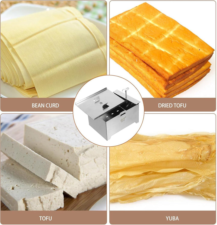 Operitacx Edelstahl Tofu Presse 16X12X9 cm 304 Lebensmittelqualität Rechteckige Tofu Pressform Für H