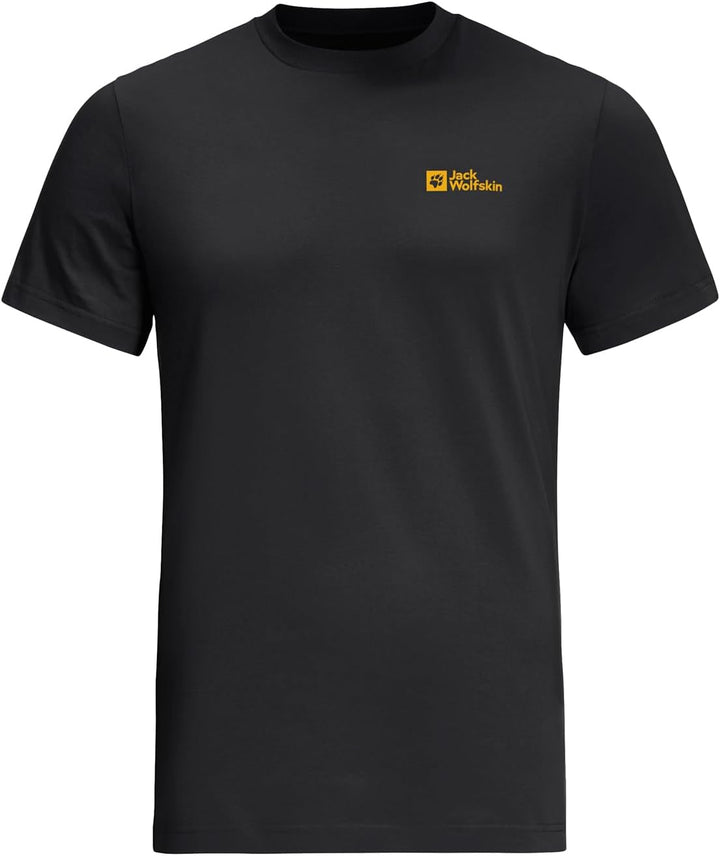 Jack Wolfskin Herren Essential T-Shirt S Schwarz, S Schwarz