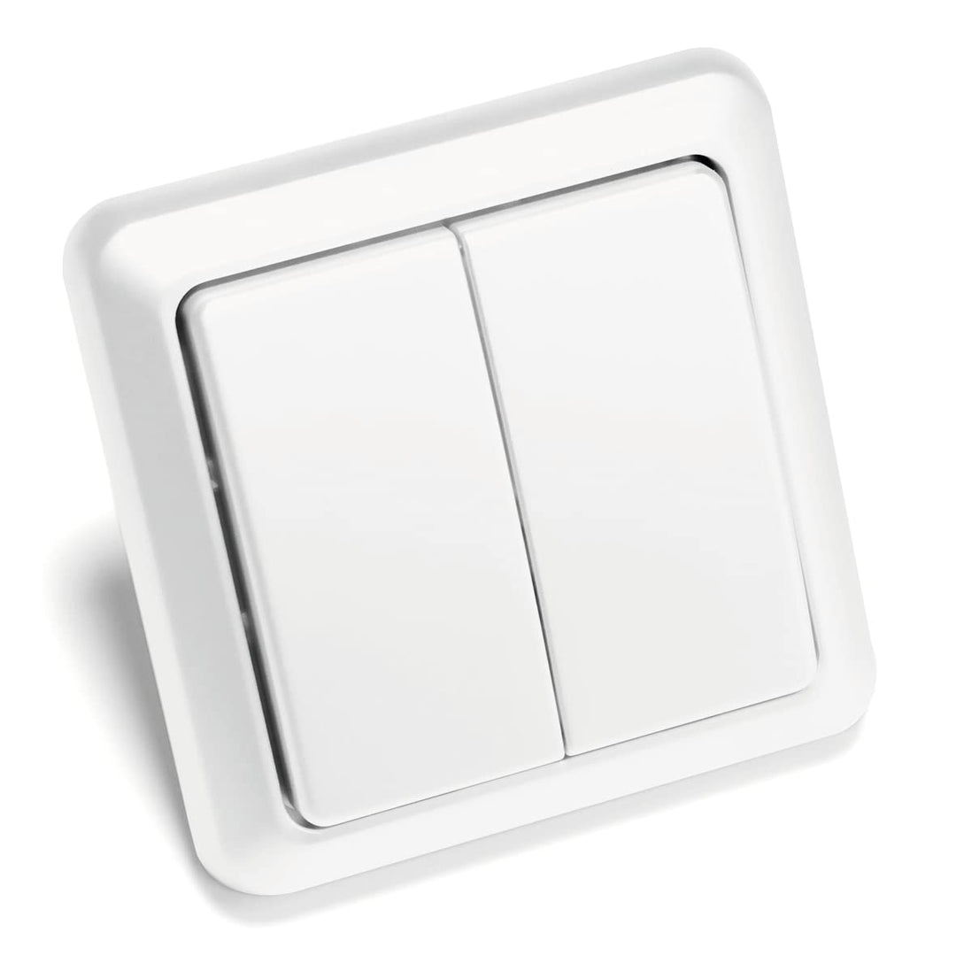 Intertechno Smart Home ITW 852 Funk Wandsender weiss 2 fach 2 Kanal Single, Single