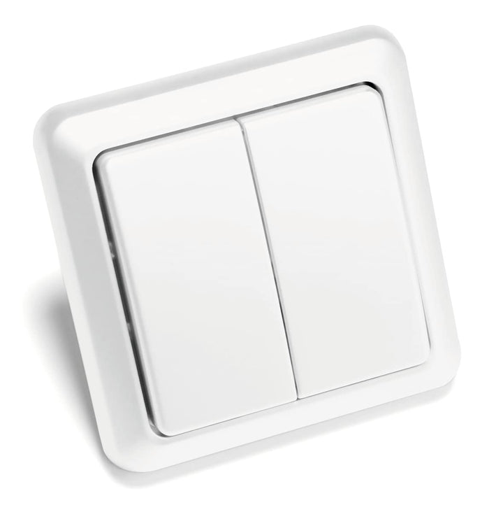 Intertechno Smart Home ITW 852 Funk Wandsender weiss 2 fach 2 Kanal Single, Single