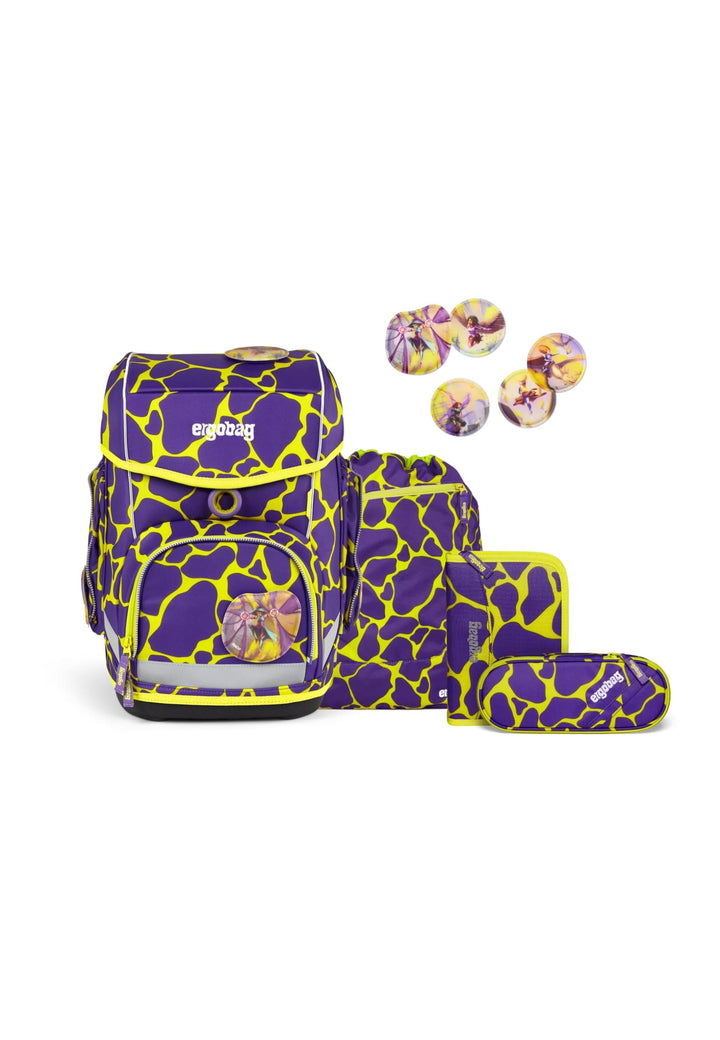 ergobag cubo Set ergonomischer Schulranzen, Vorgänger-Kollektion, klassisch 5-teilig 1. Klasse Grund