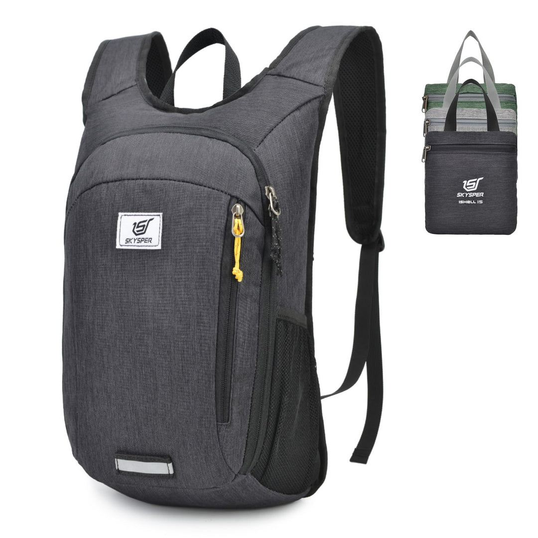 SKYSPER 10L/15L/20L Faltbarer Rucksack Ultraleicht Tagesrucksack Wasserfest Daypack Reiserucksack Wa