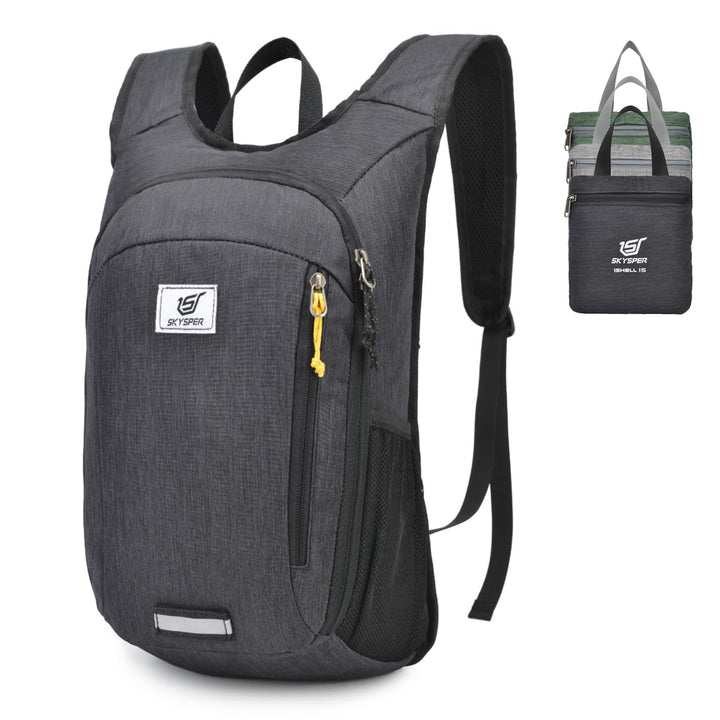 SKYSPER 10L/15L/20L Faltbarer Rucksack Ultraleicht Tagesrucksack Wasserfest Daypack Reiserucksack Wa