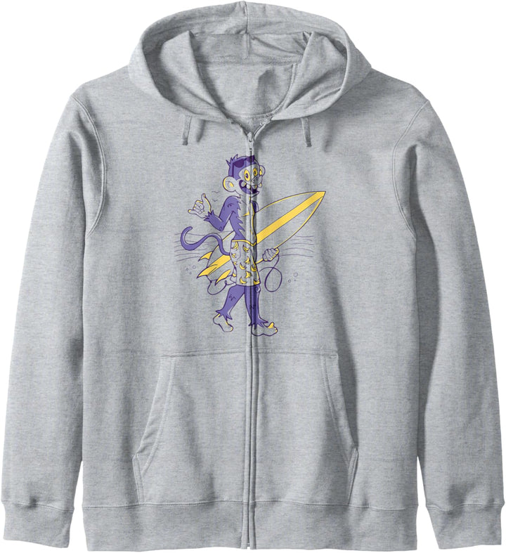 Surf Monkey Surfbrett Kapuzenjacke
