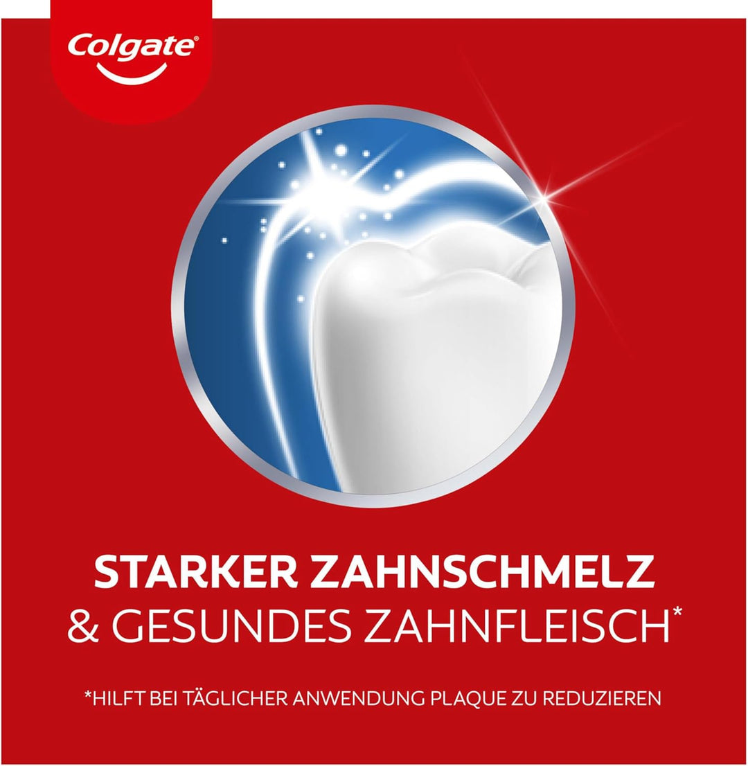 Colgate Max White Optic Zahncreme 4x75 ml | Colgate Zahnpasta entfernt bis zu 100% der Oberflächenve