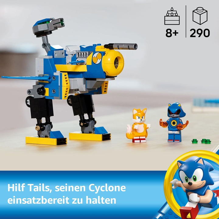 LEGO Sonic The Hedgehog Cyclone vs. Metal Sonic - Spielzeug Mechs zum Sammeln mit 2 Videospiel Minif