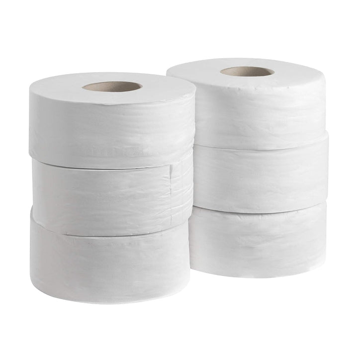 Kleenex Jumbo Toilettenpapierrolle 8570 – 6 Rollen mit je 500 weissen, 2-lagigen Blättern
