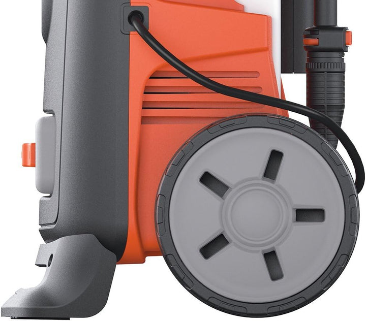 BLACK+DECKER Hochdruckreiniger BXPW2000PE mit Patio Cleaner Deluxe und Feste Bürste (2000 W, 140 bar