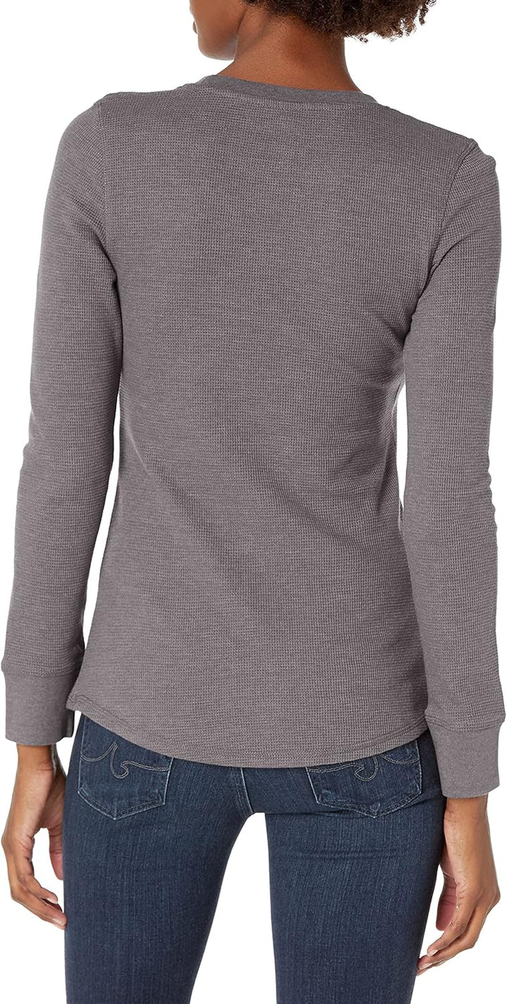 Dickies Damen Plus Size Long Sleeve Crew Neck Thermal Shirt Arbeits-T-Shirt XS Graphit, Einfarbig, X