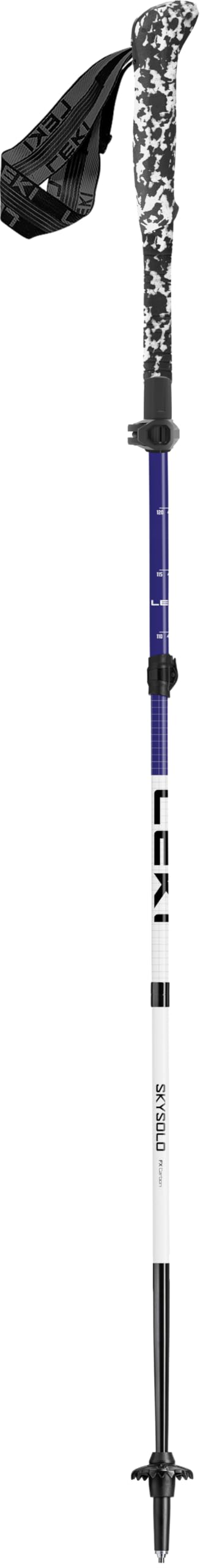 LEKI Skysolo FX Carbon White-bluepurple-black 100 - 120 cm, White-bluepurple-black 100 - 120 cm