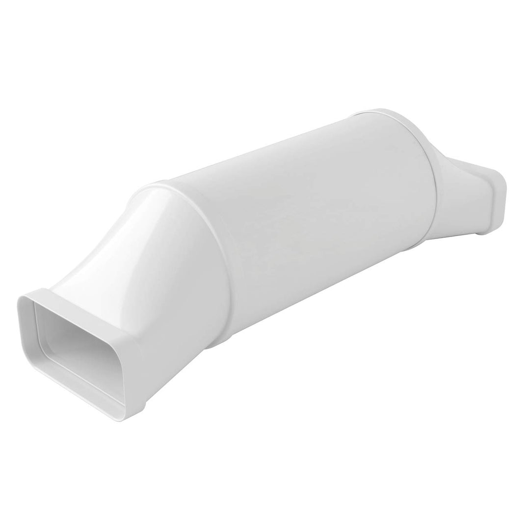 Die Ventilation STK157B Exzenter Schalldämpfer für rechteckige Hüte und Kanäle, 150 x 70 mm. Farbe: