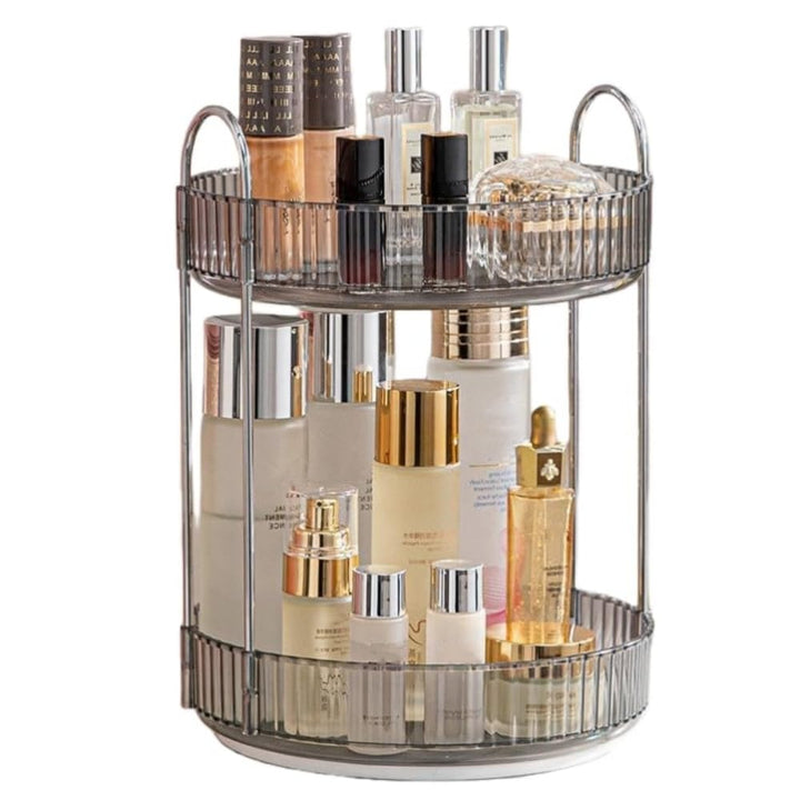 CESTATIVO Make Up Organizer, 360° Drehbar Kosmetik Organizer, Beauty Organizer, Hautpflege Organizer