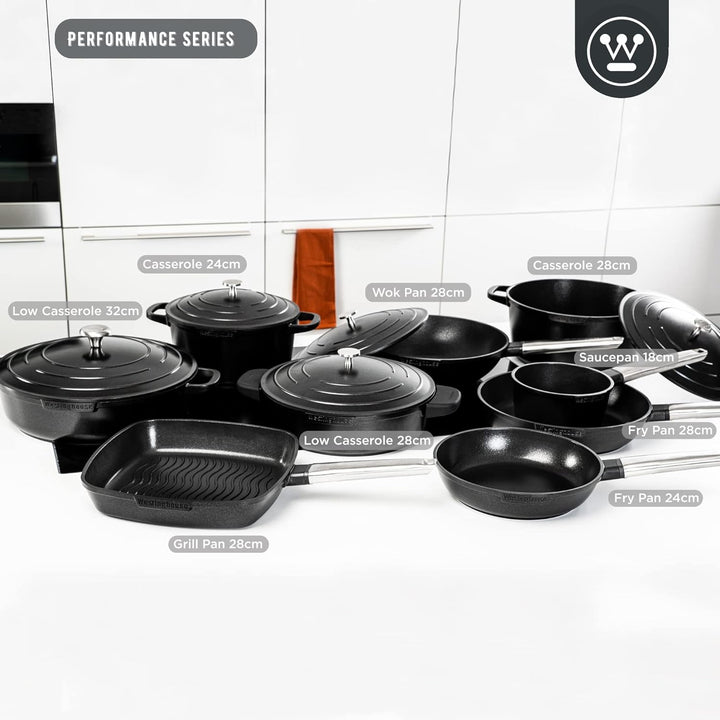 Westinghouse PERFORMANCE SERIES Kochtopf gross, 28cm grosser Kochtopf für Induktion & alle Herdarten