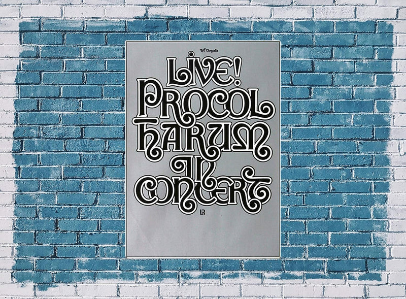 Procol Harum - Broken Barricades, 1972 » Konzertplakat/Premium Poster | Live Konzert Veranstaltung |