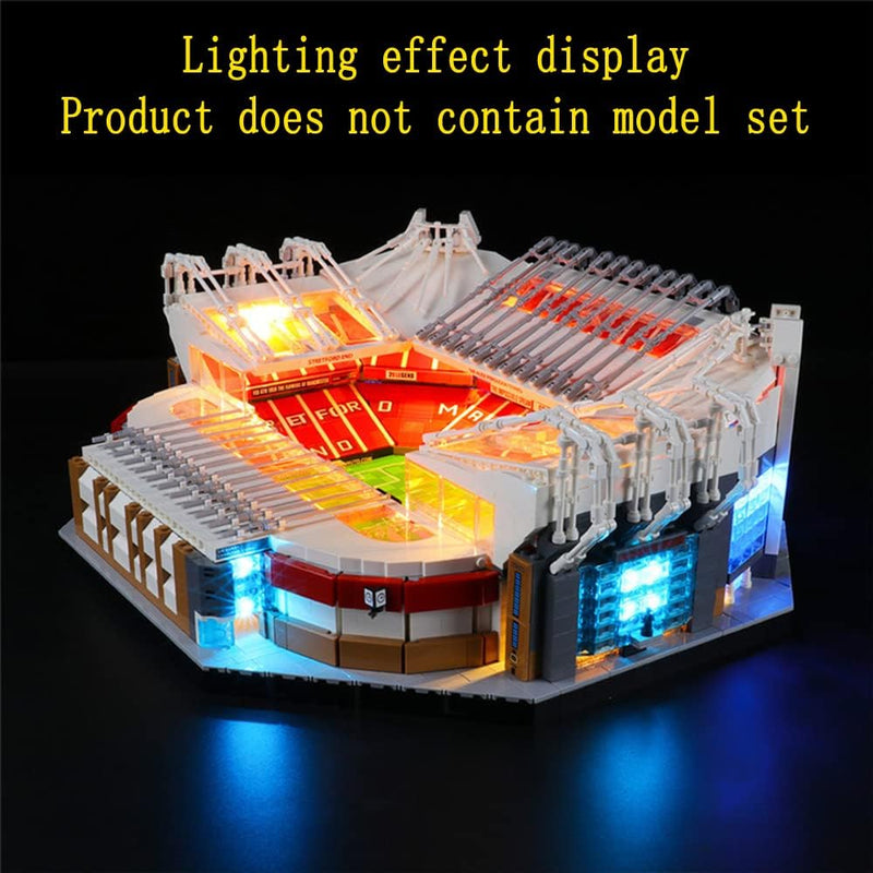 GEAMENT LED Licht-Set Kompatibel mit Lego Old Trafford Manchester United - Beleuchtungsset für Creat