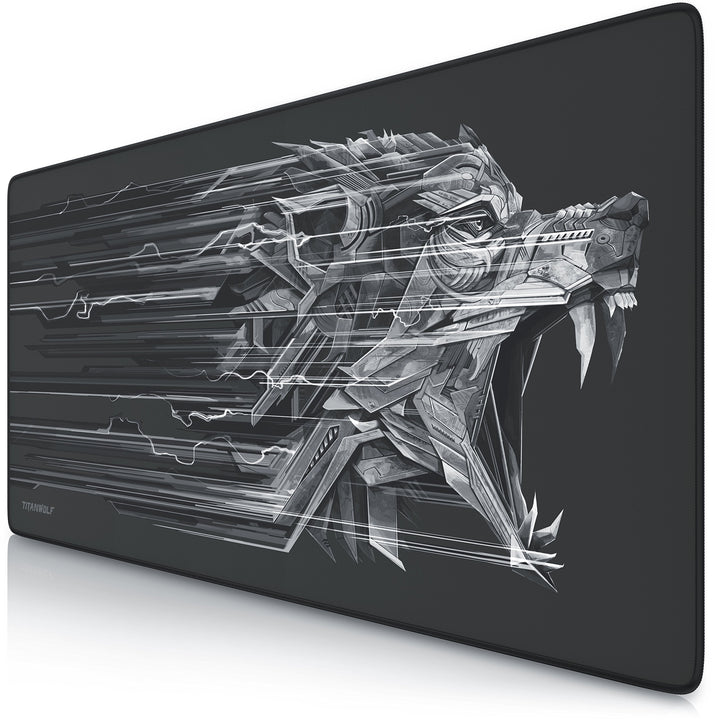 Titanwolf - Gaming Mauspad - 900 x 400 x 4mm - XXL Mousepad - Tischunterlage extra grosses Mauspad M
