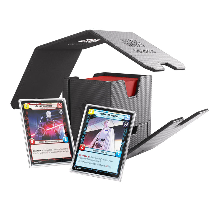 Gamegenic, Star Wars: Unlimited Twin Suns Deck Pod – Black, Zubehör Black 11.91 x 11.51 x 12.5 cm, B