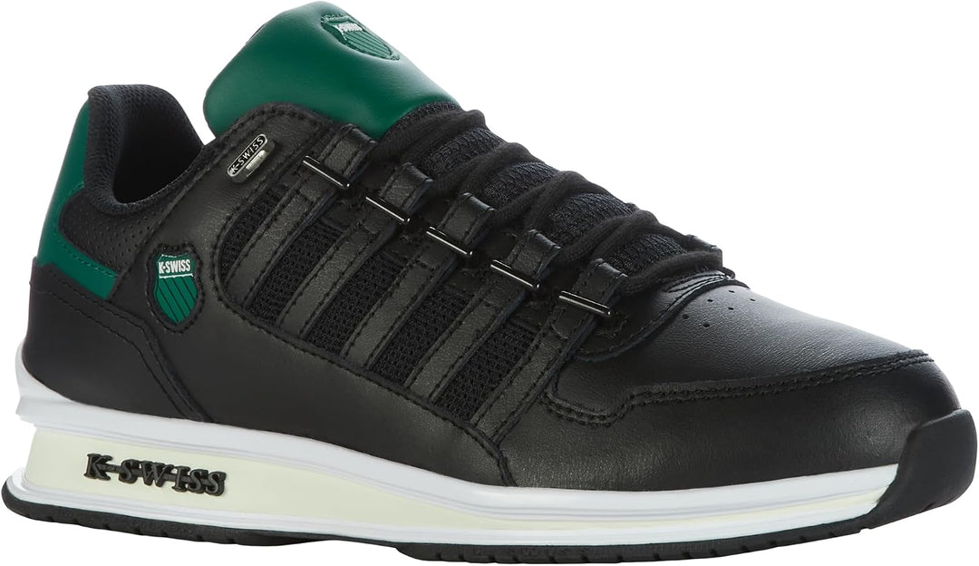 K-Swiss Herren Sneaker Low 39 EU Black Teak Gum, 39 EU Black Teak Gum