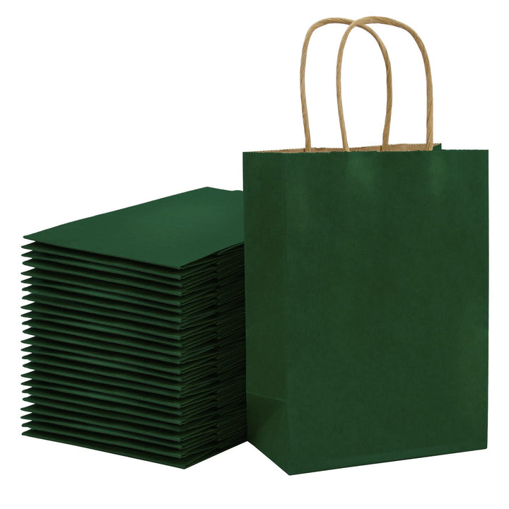 Loveinside 33 X 25,4 X 12,7 cm Papiertüten Kraft Geen Geschenktüten Bulk Mit Griffen Für Geburtstag