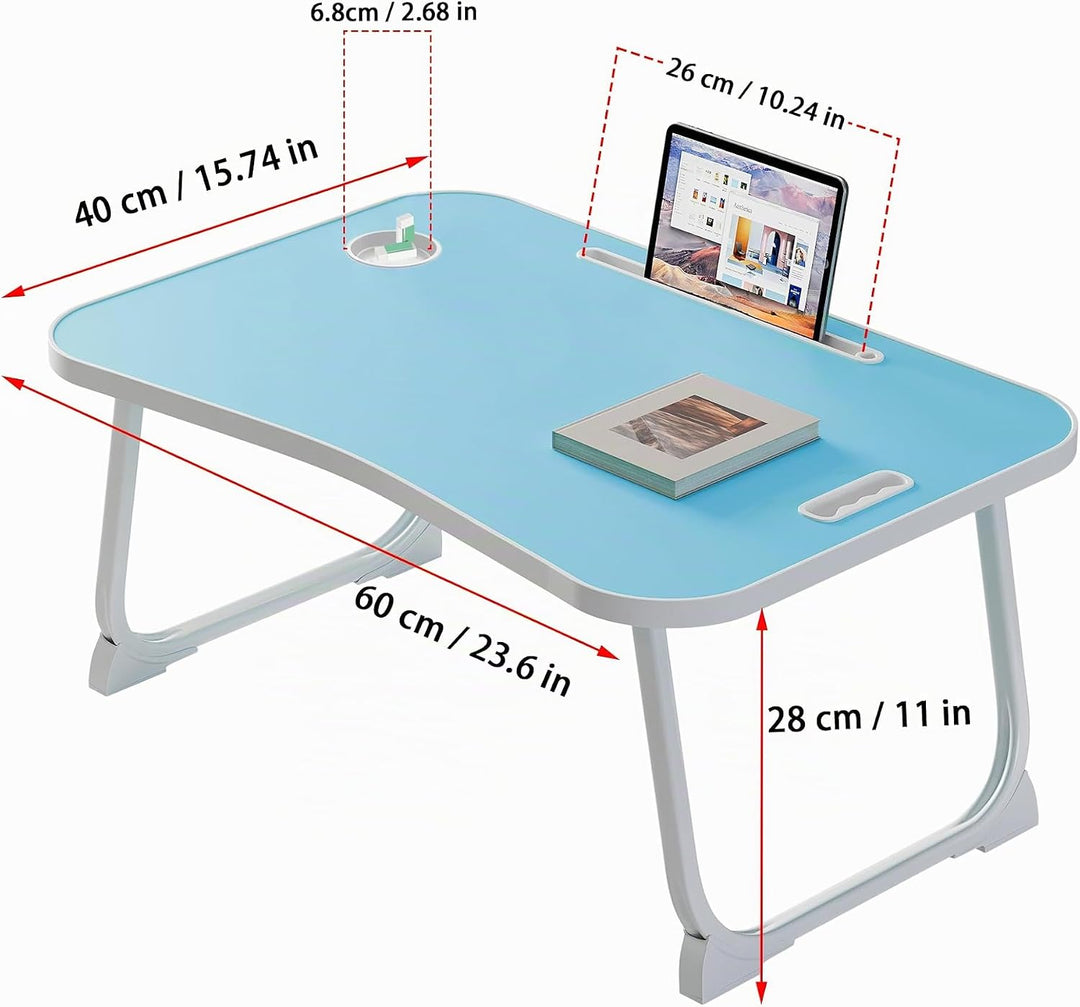 Laptop Betttisch, zum Lesen, Schreiben, Frühstückstisch im Bett, auf dem Sofa und in Haus und Büro (