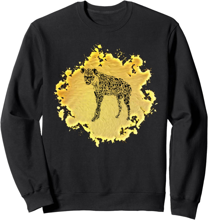 Hyänen Raubtiere Motiv Hyäne Afrika Tierwelt Tiere Sweatshirt