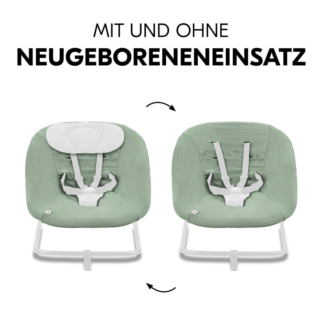 hauck Schonbezug für Babywippe Highchair Bouncer (Eco) (nicht mit anderen Modellen kompatibel), Baum