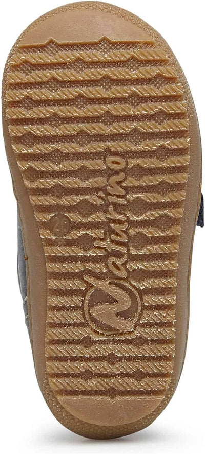 Naturino Bubble VL-Stiefeletten aus gefüttertem Nappaleder, Marineblau 26