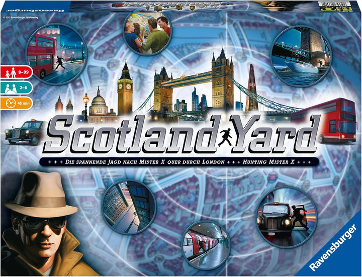 Ravensburger Gesellschaftsspiel 26601 - Scotland Yard - Familienspiel, Brettspiel für Kinder und Erw