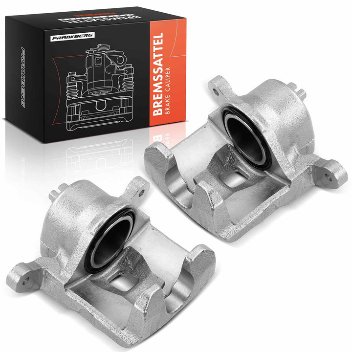 Frankberg 2x Bremssattel Bremszange Vorderachse Kompatibel mit Juke F15 1.6L 2010-2022 Pulsar Schräg