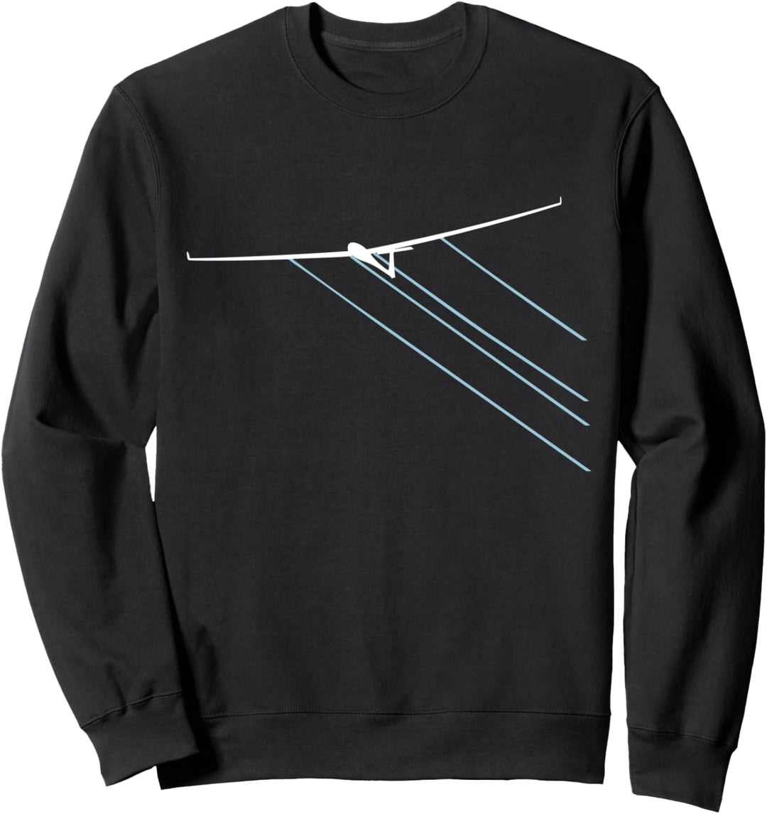 Wasserbalast Segelflieger Segelflugzeug Pilot fliegen Sweatshirt