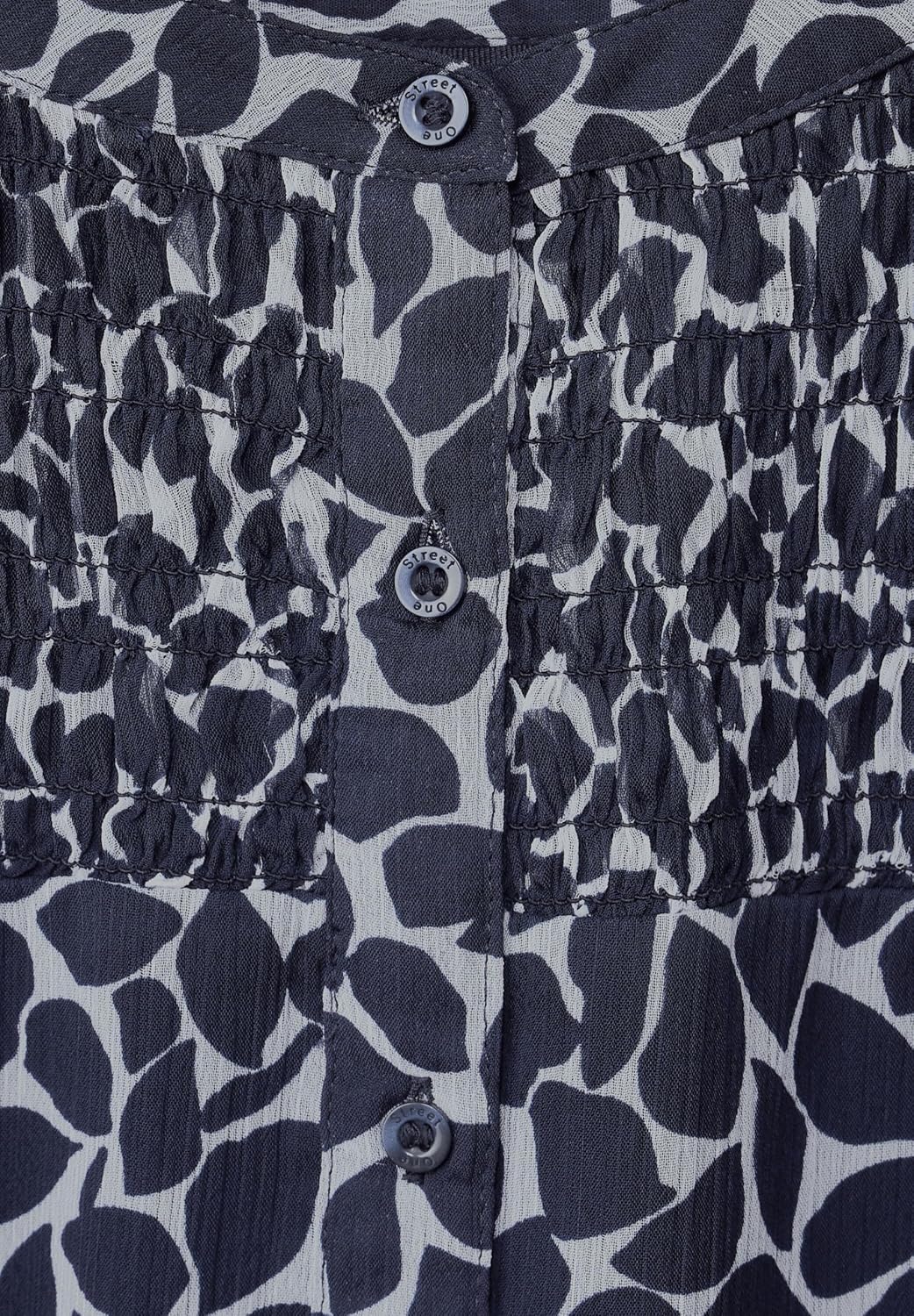 Street One Damen Chiffonbluse 36 Deep Blue, 36 Deep Blue