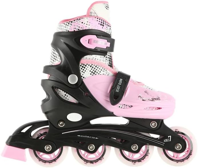 Nils Extreme 4in1 Eslem Inliner & Eishockey Schlittschuhe ROSA 31-34, ROSA 31-34