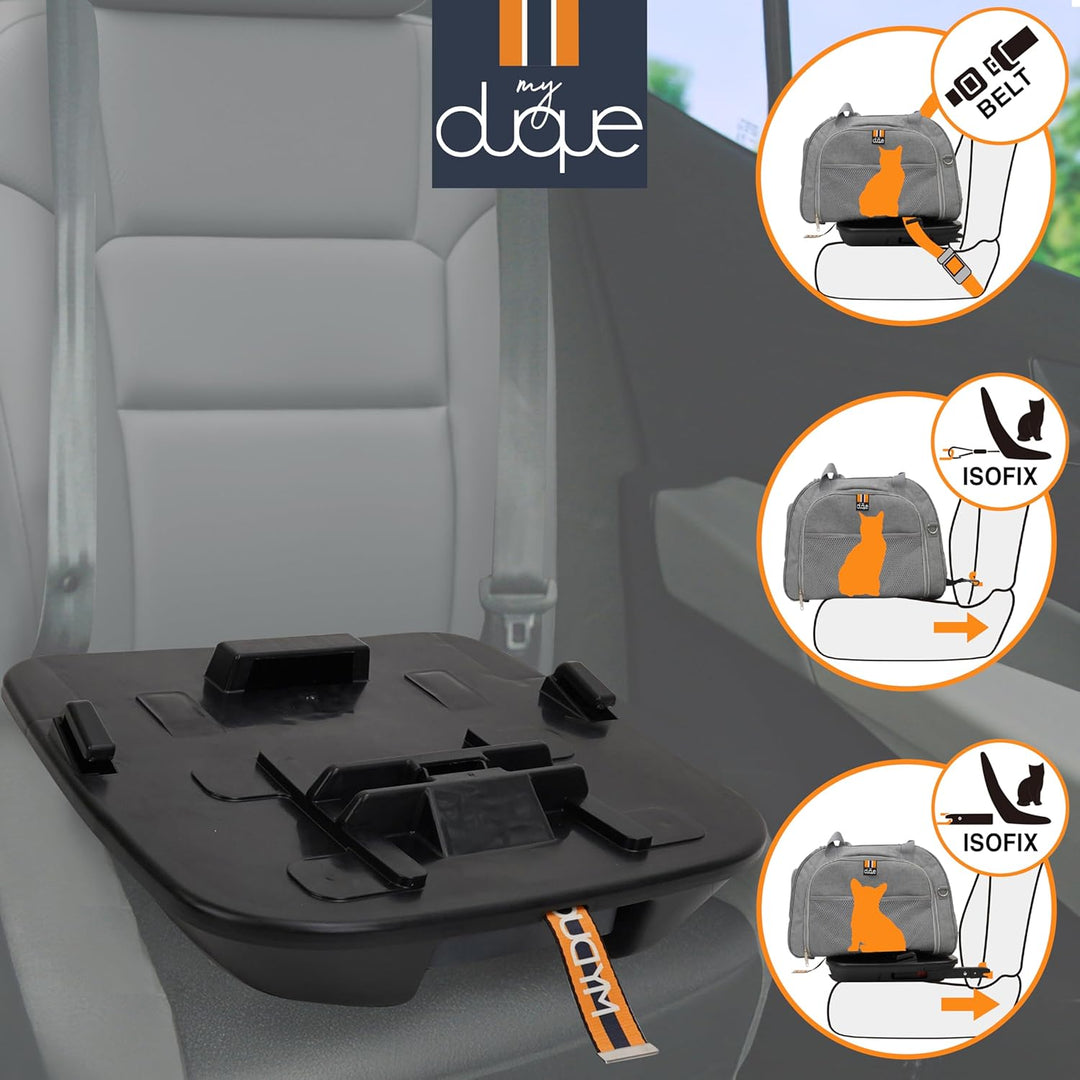 Modell CAR-GO Faltbare Hundebox und Transportbox für Katzen | ISOFIX für einfachen Einbau im Auto |