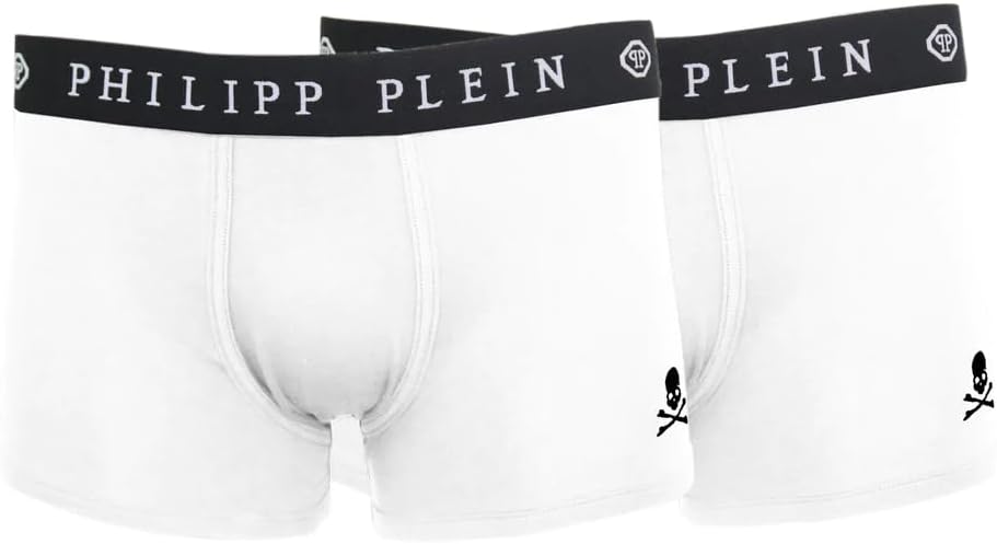 Philipp Plein Herren Boxer Skull Schwarz L (XL)