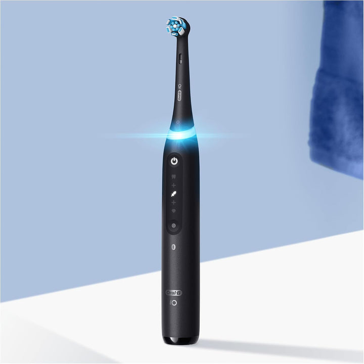 Oral-B iO 5N Elektrische Zahnbürste, Schwarz, Bluetooth, 1 Bürste, 1 Reiseetui iO5 Schwarz, iO5 Schw