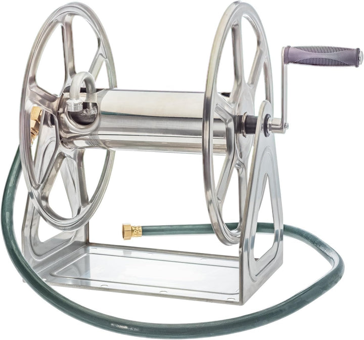 Liberty Garden Products Schlauchtrommel Edelstahl 709-S2 Edelstahl Schlauchtrommel, Edelstahl Schlau