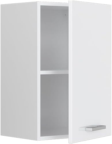 Vicco Hängeschrank R-Line, Weiss Hochglanz/Weiss, 40 cm Weiss Hochglanz Hängeschrank 40cm, Weiss Hoc