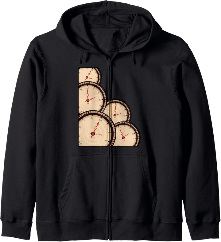 Uhr Uhrwerk Zeit Zeitreise Steampunk Elegant Uhren Geschenk Kapuzenjacke